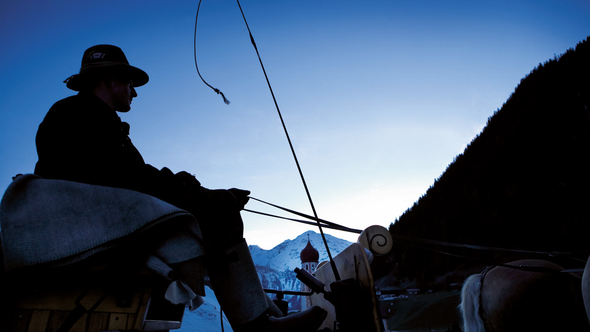 Winterkutschenfahrt in Längenfeld im Ötztal